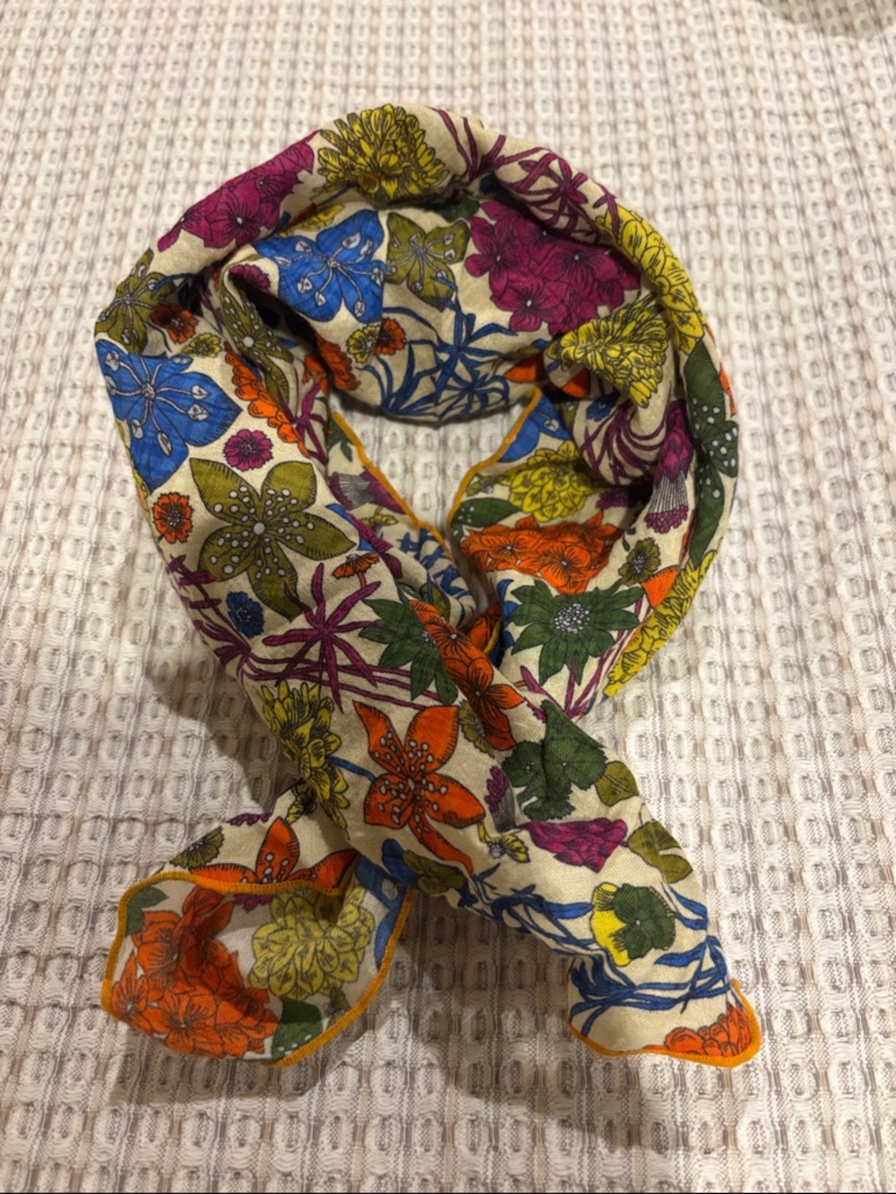 100% cotton colorful floral bandana